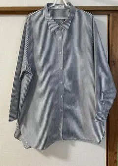 Re-j リジェイ トップス アウター 長袖 シャツ ストライプ柄