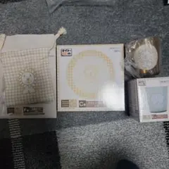 タイトーくじ　ミッフィー　デザインプレート　カラーコップ　巾着　ブルーナアニマル