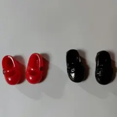 オビツ 11cmボディ用 マグネット付き おでこ靴・ローファー2点セット ドール