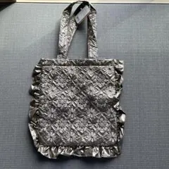 Casselini キャセリーニ　キルト　刺繍　ゴールド　トートバッグ 花柄のサムネイル