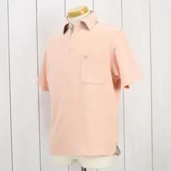 【値下げ】ellesse 　エレッセ　半袖ポロシャツ　淡いオレンジ　M