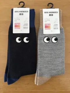 【新品・未使用】ユニクロ × アニヤハインドマーチ ヒートテックソックス