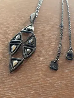 スワロフスキー ☆ SWAROVSKI ブラック ドロップモチーフ ネックレス