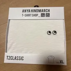 UNIQLO ユニクロ アニヤハインドマーチ スラブ Tシャツ L
