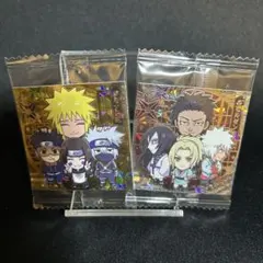 NARUTO ウエハース シール 2枚セット ミナト班 ヒルゼン班