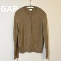 GAP ブラウン キャメル　カーディガン XSサイズ