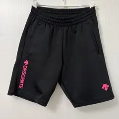 デサント バレーボール 練習着 ハーフパンツ S レディース 黒 ピンク