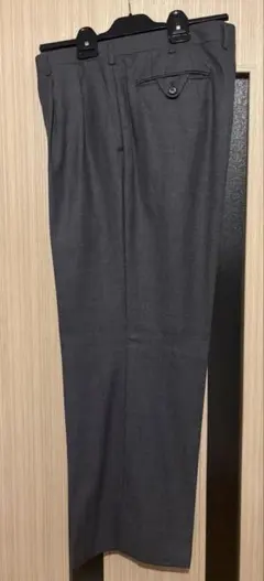 ビソウン BISOWN SHEER WOOL PLEATSTUCK SLACKS - メルカリ