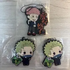 呪術廻戦　虎杖悠仁・狗巻棘　ラバーストラップ