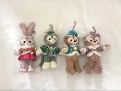 ディズニー　ぬいぐるみバッジ　カラーオブクリスマス　2017