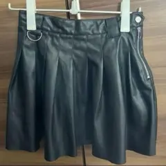 Bershka レザー プリーツスカートのサムネイル