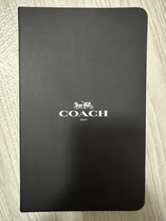 COACH シンプルノート（ブラック）／未使用