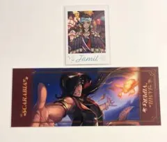 ジャミル ツイステ展 箔押しビッグクリアカード ツイステッドワンダーランド 寮服
