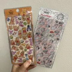 プチドロップステッカー　シール　ボンドロ　ディズニー　正規品　2枚セット