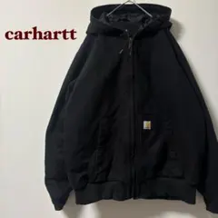 美品✨carhartt アクティブジャケット　ワークパーカー　XL ヘビーオンス