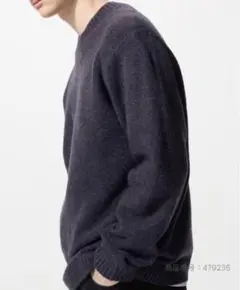 【新品タグ付】ユニクロ スフレヤーン クルーネック ニット メンズ