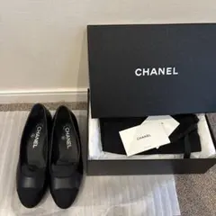CHANEL ブラック スエード プラットフォームサンダル 2024ss - メルカリ