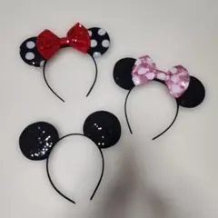 ディズニー カチューシャ 3点セット