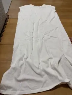 ノースリーブロングワンピース Mサイズ デニム生地　レギンス