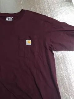 Carhartt バーガンディ Tシャツ M ルーズフィット