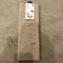 新品未使用　ユニクロ　スフレヤーンニットアームウォーマー