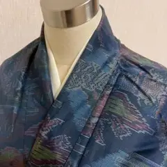 KJ2086 大島紬 身丈163.5cm 着物 正絹