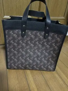COACH コーチ フィールド トートバッグ ブラウン