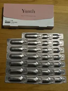 Yunth 美白美容液２　シートマスクセット、クリアフォーム