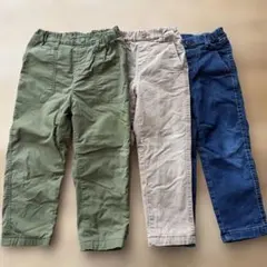 UNIQLO キッズ 暖パン 110センチ 3本セット