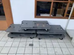 ネルデザインワークス FLIP BOX スチール脚、天板3点セット - メルカリ