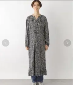 LEPSIM マタニティ　コバナガラワンピース 春 夏のサムネイル