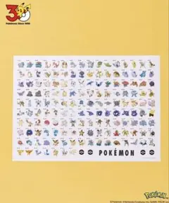 スリーコインズ スリコ　ポケモン　ウォールステッカー　30周年 3coins