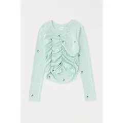 MOUSSY FLORAL RANDOM GATHER LS Tシャツ ミントのサムネイル