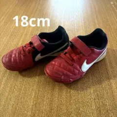 NIKE 子供　シューズ　18cm 赤