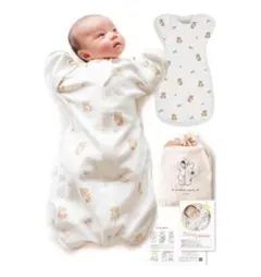 【美品】Coperta スワドル くまとおもちゃ柄