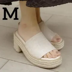 ACYM Volume heel jute サンダルMのサムネイル