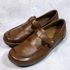 美品【アシックス　ペダラ】ウォーキングシューズ (23) Tストラップ　GEL