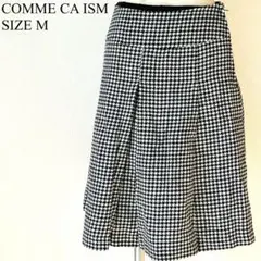 COMME CA ISM コムサイズム 千鳥格子 スカート M