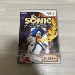 Wii 体験版 ソニックと秘密のリング 美品 任天堂 SEGA