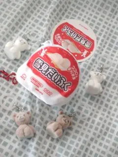 雪見だいふく ぬいぐるみポーチ＆マスコットセットのサムネイル
