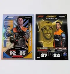 ダニエル・リカルド（マクラーレン）２枚セット　TURBO ATTAX 2022