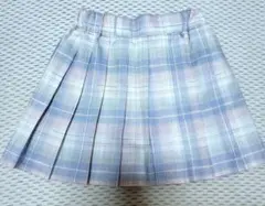 パステル　チェックスカート　130 通学　小学生　しまむら