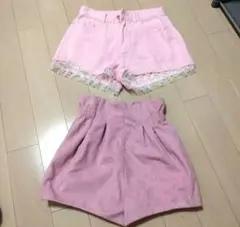 ショートパンツ　ピンク　2着