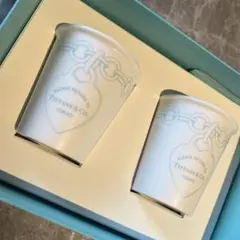 【新品・未使用】Tiffanyマグカップペアセット