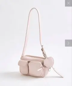 OLIVE des OLIVE ハートポーチ付きショルダーバッグ　ピンクのサムネイル