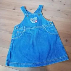 familiar ジャンパースカート デニム 90