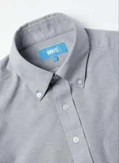 WWS 究極のボタンダウンシャツ　グレー