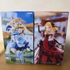 GIGO限定 リゼロ 王選候補者と騎士フィギュア プリシラ フェリス
