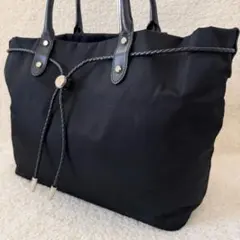 アニエスベー トートバッグ ハンドバッグ 肩掛け 黒