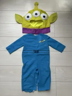 リトルグリーンメン　着ぐるみ　コスプレ　子供用　70cmから90cm ハロウィン